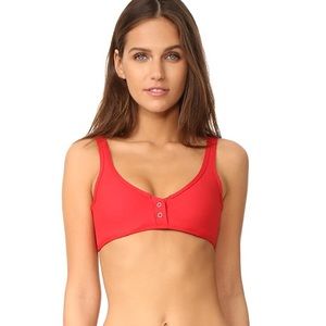 Tavik women’s Marlowe crop bikini top. Size S